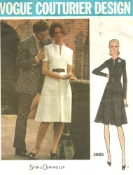 2660 SYBIL CONNOLLY 72 SS-LS A-DRESS LENGTHS PATTERN 16, 12